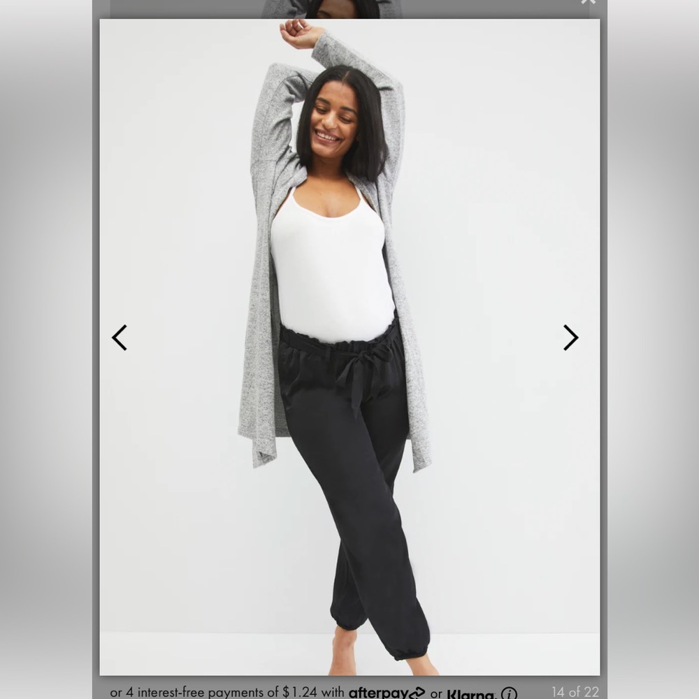 NEW Motherhood Maternity Silk Joggers